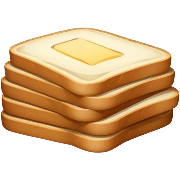 bread slice stacked emoji