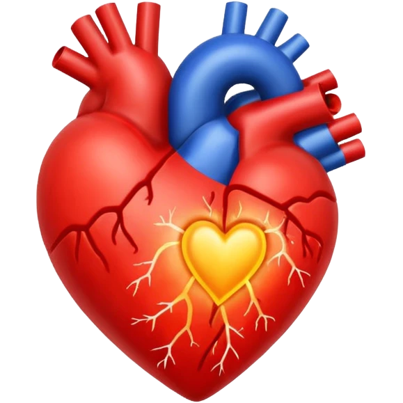 heart showing high pressure emoji