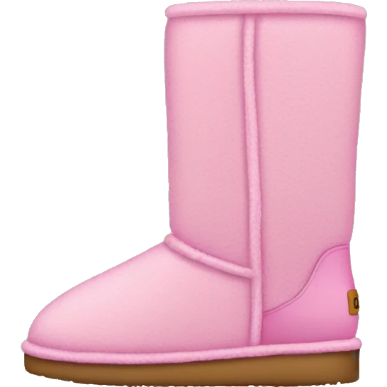Pink uggs emoji
