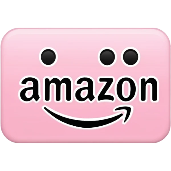 amazon prime video aesthetic logo in pastel pink emoji
