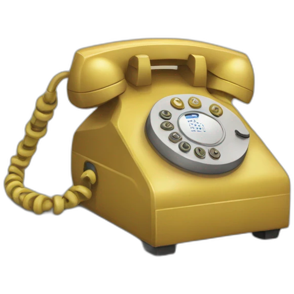 Téléphone sur du jambonneau emoji