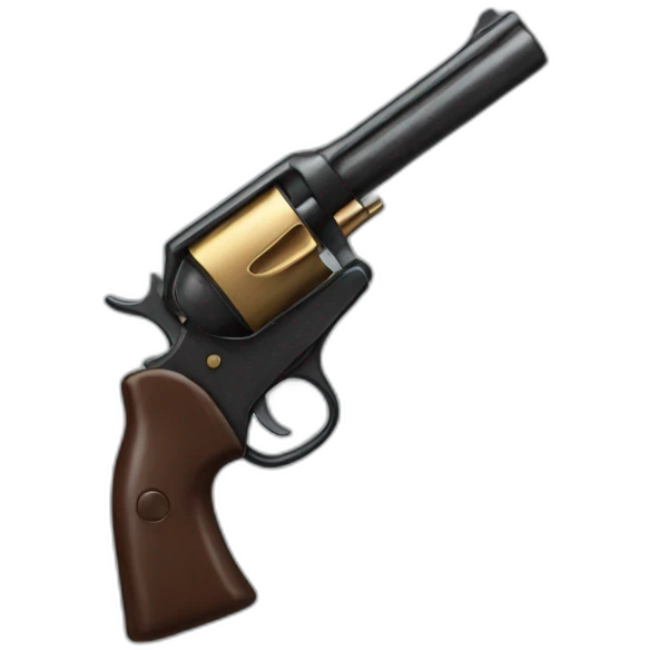 Blackmanholdinggun emoji