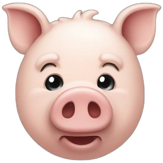 Cochon idiot emoji