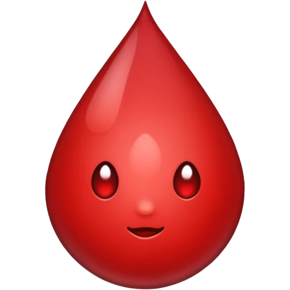 droplet of blood emoji