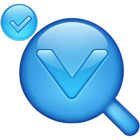 I want 🔵 blue tick like after id name of celebrities emoji