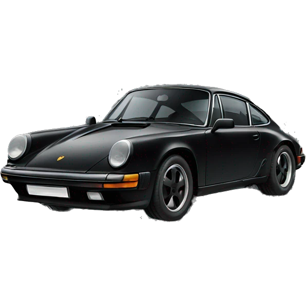 Black Porsche  emoji