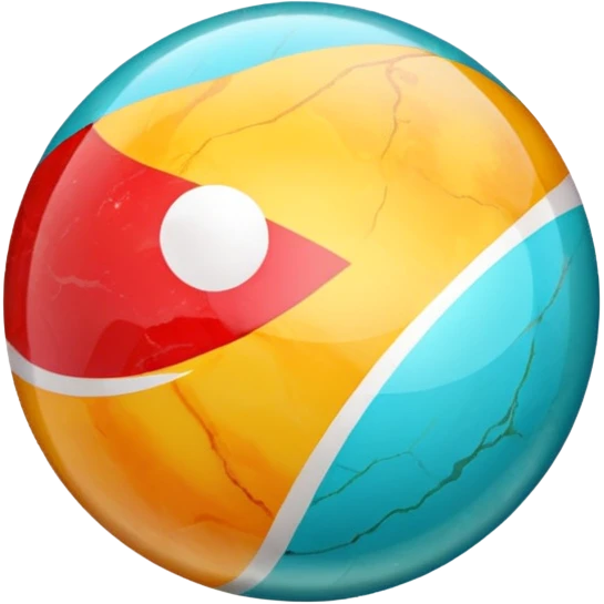 playing marble, marble ball emoji