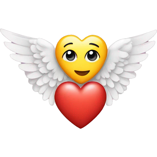 Heart with wings  emoji