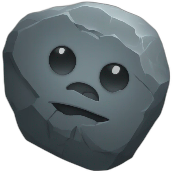 Rock emoji