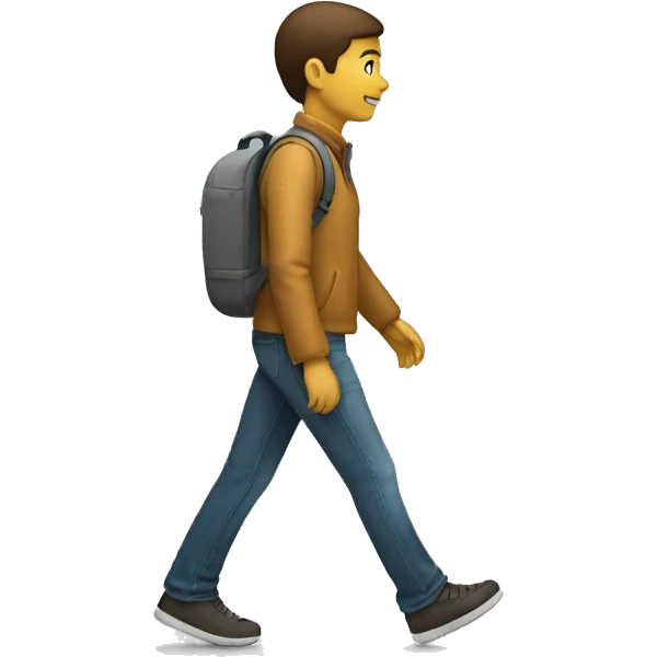 person walkign emoji