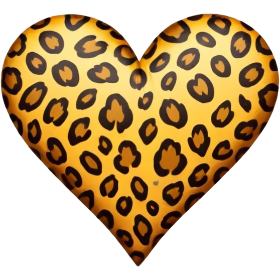 leopard heart emoji