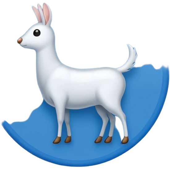 Generate an emoji A white tick in the blue circle.  emoji