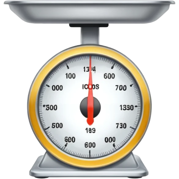 I need a photo of the scale. emoji
