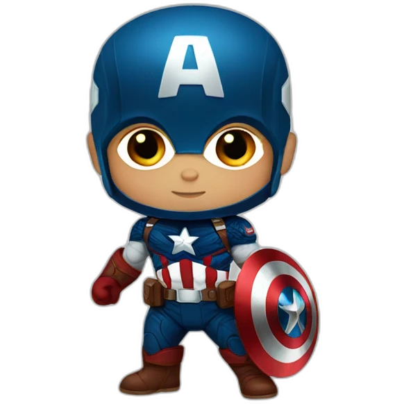 Baby Captain America emoji