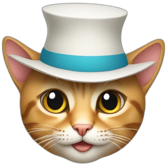 cat in hat emoji