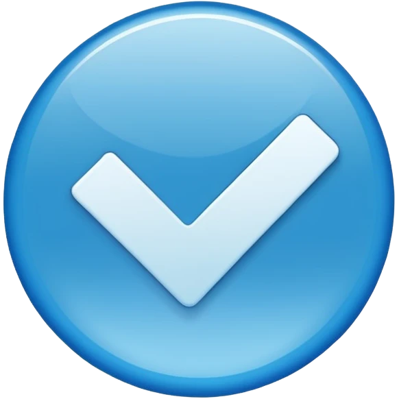 Este emoji✅en azul emoji