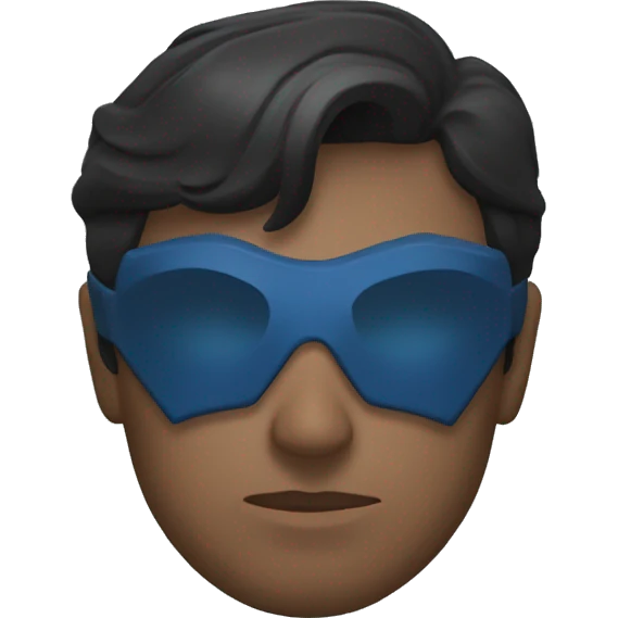 SUPERMAN WITH SLEEPING MASK emoji