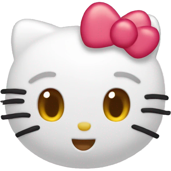 hello kitty heart emoji