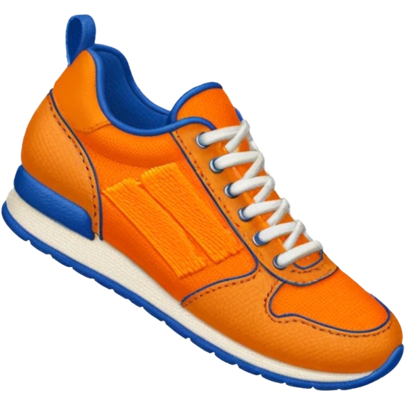 An embroidered patch showing the words "GO ONE MORE" and an orange runner's shoe emoji