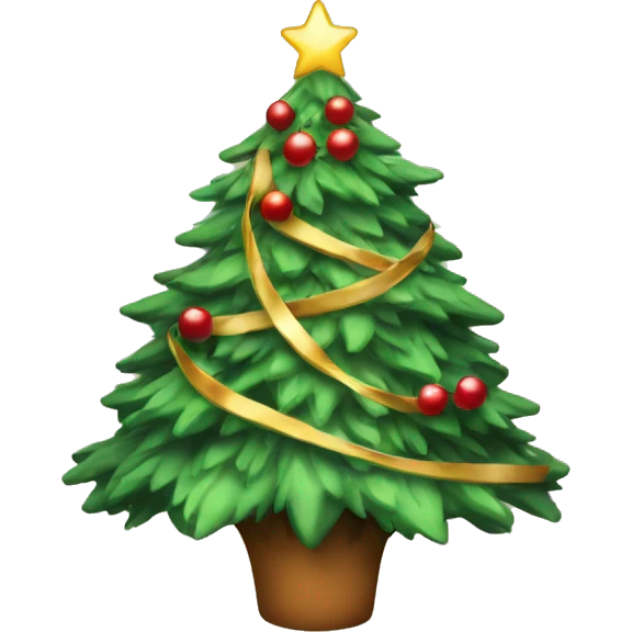 aesthetic christmas tree emoji