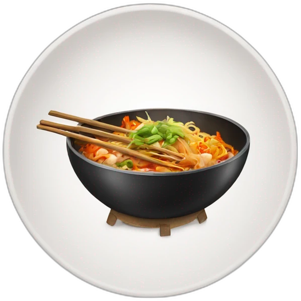 wok thai food emoji
