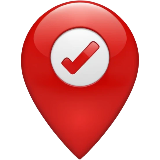 Red Location symbol emoji