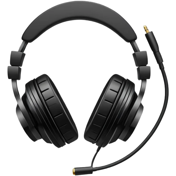Headphones and vinyl record emoji