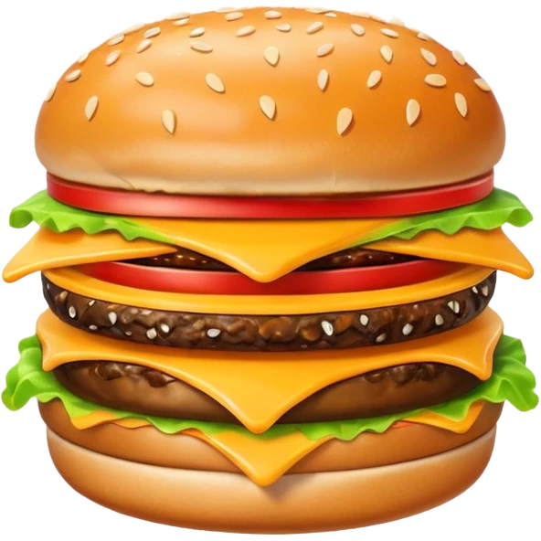 Toony Hamburger Emoji emoji