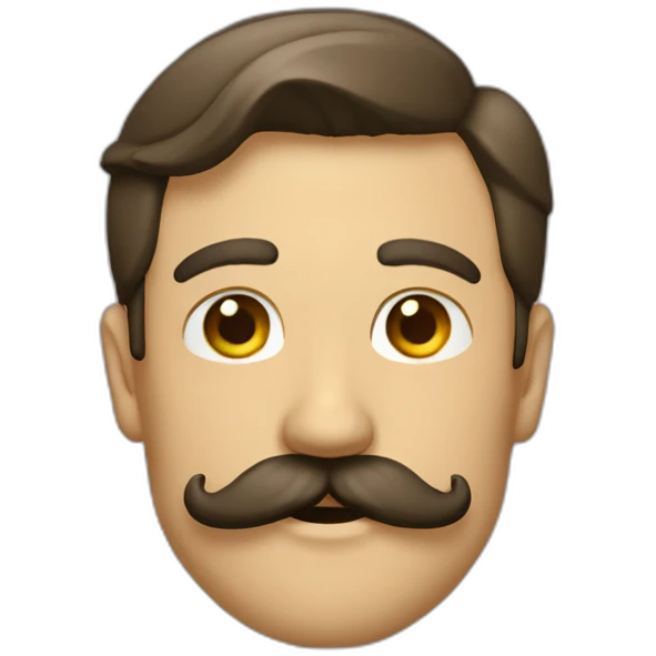 Homme-a-moustache-carré emoji