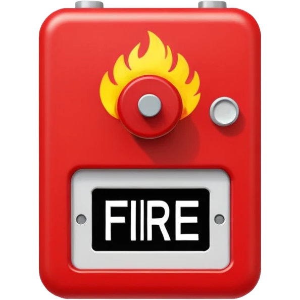 Fire alarm emoji