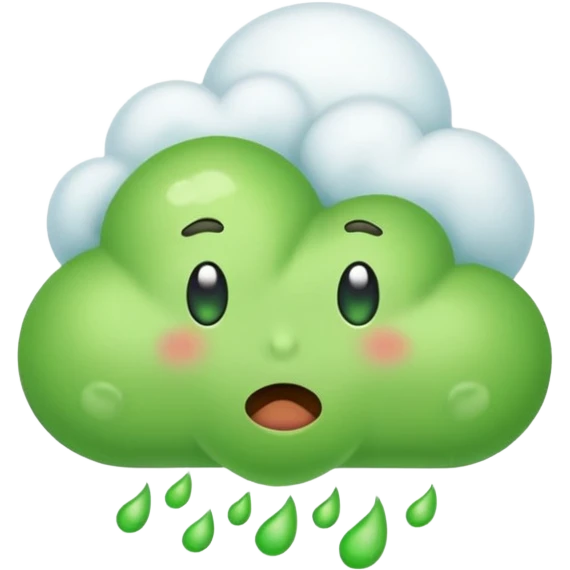 green fart air emoji