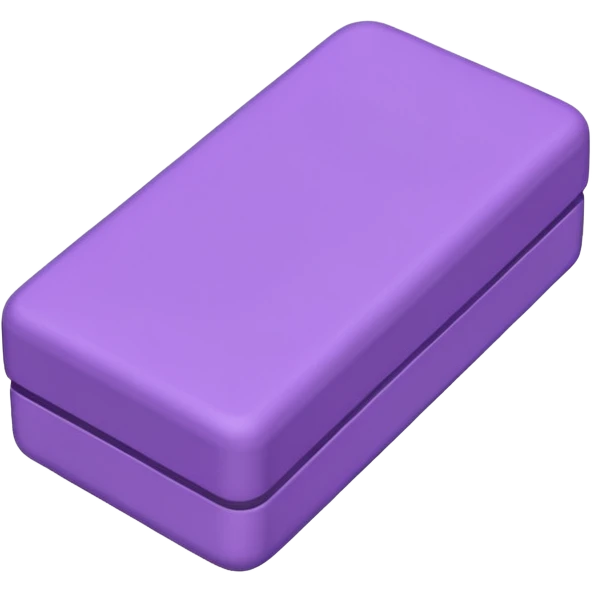 Purple eraser emoji