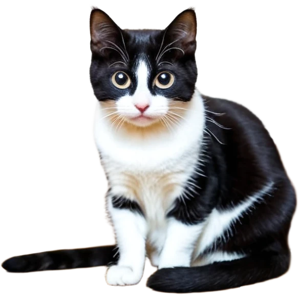 маленький милый котёнок в полный рост emoji