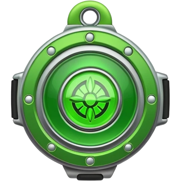 “Make a flat classic Ben 10 Omnitrix.” emoji