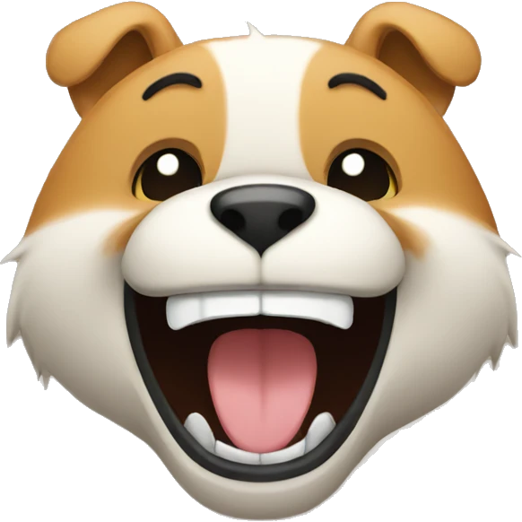 animal laugh emoji