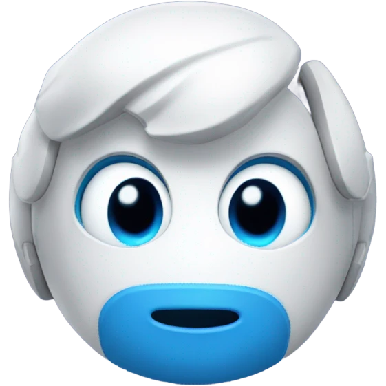 Salesforce Agent Astro bot head with heart eye emoji