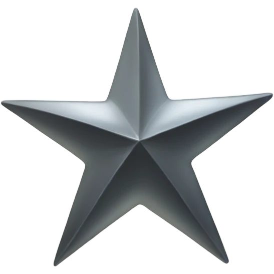 Sliver star emoji