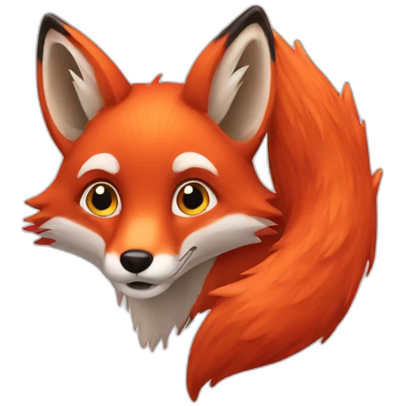 Red fox emoji