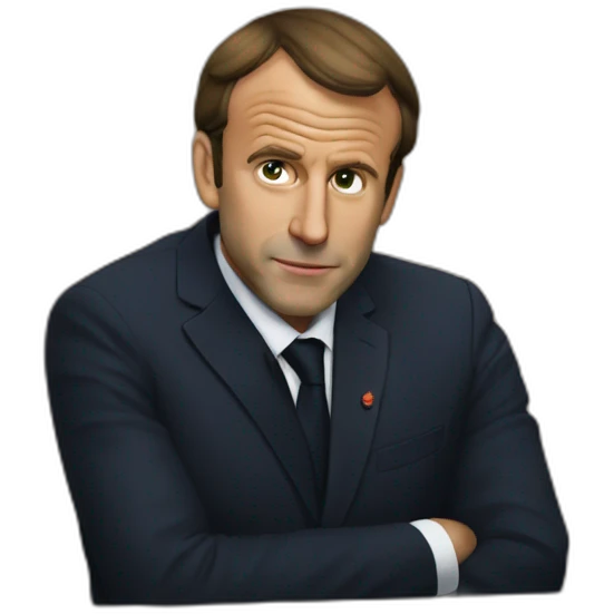 poor-macron emoji