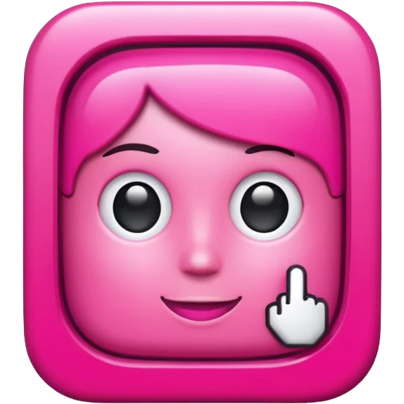 hot Pink FaceTime app icon emoji