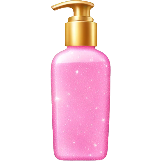 Sparkly lotion emoji