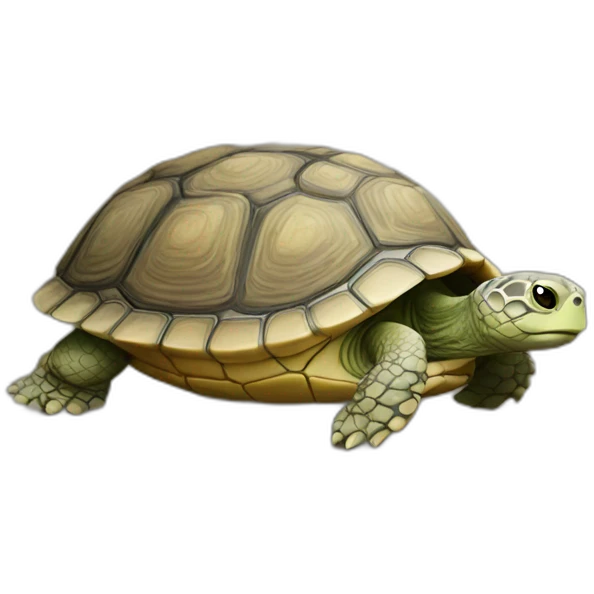 Chat sur une tortue emoji