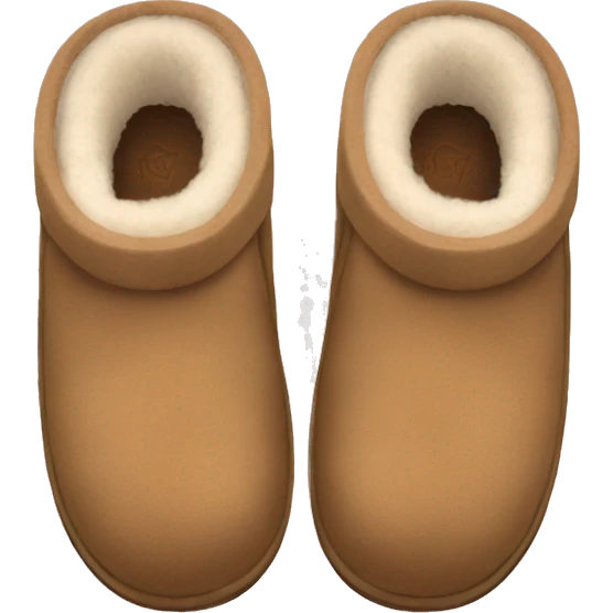 UGG slippers  emoji