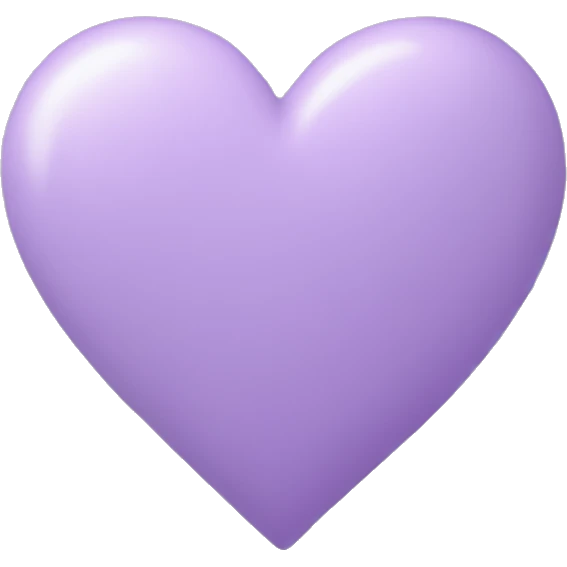 pastel purple heart emoji