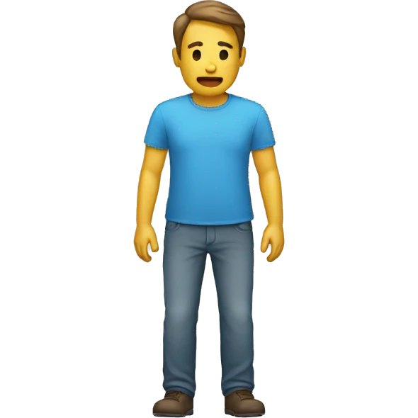 un homme qui pleure emoji