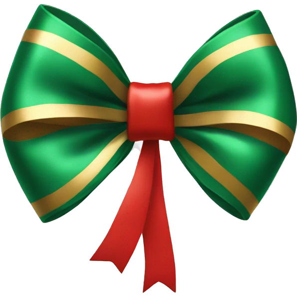 Christmas bow  emoji
