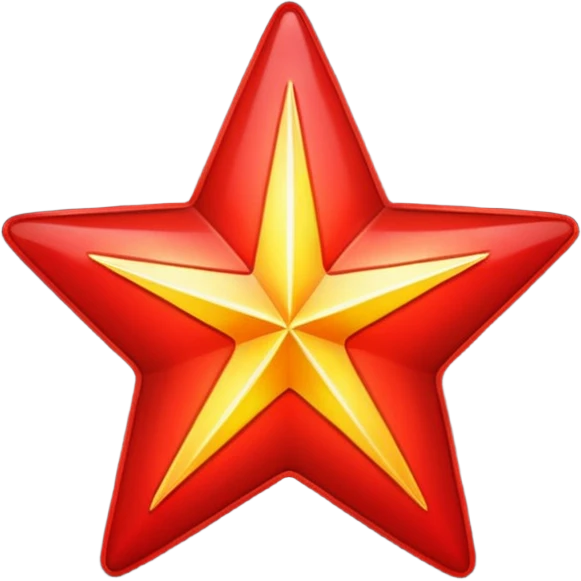 Make and star and make it red emoji