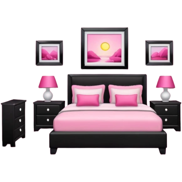 pink girly framed picture emoji