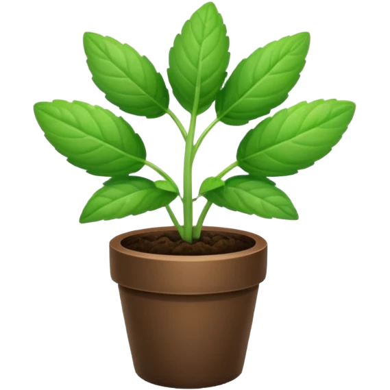 mint plant emoji