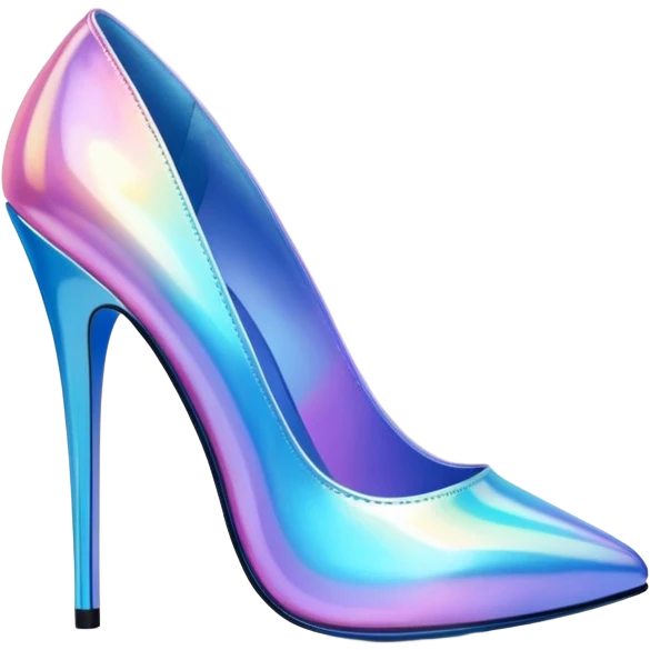 Iridescent heels emoji